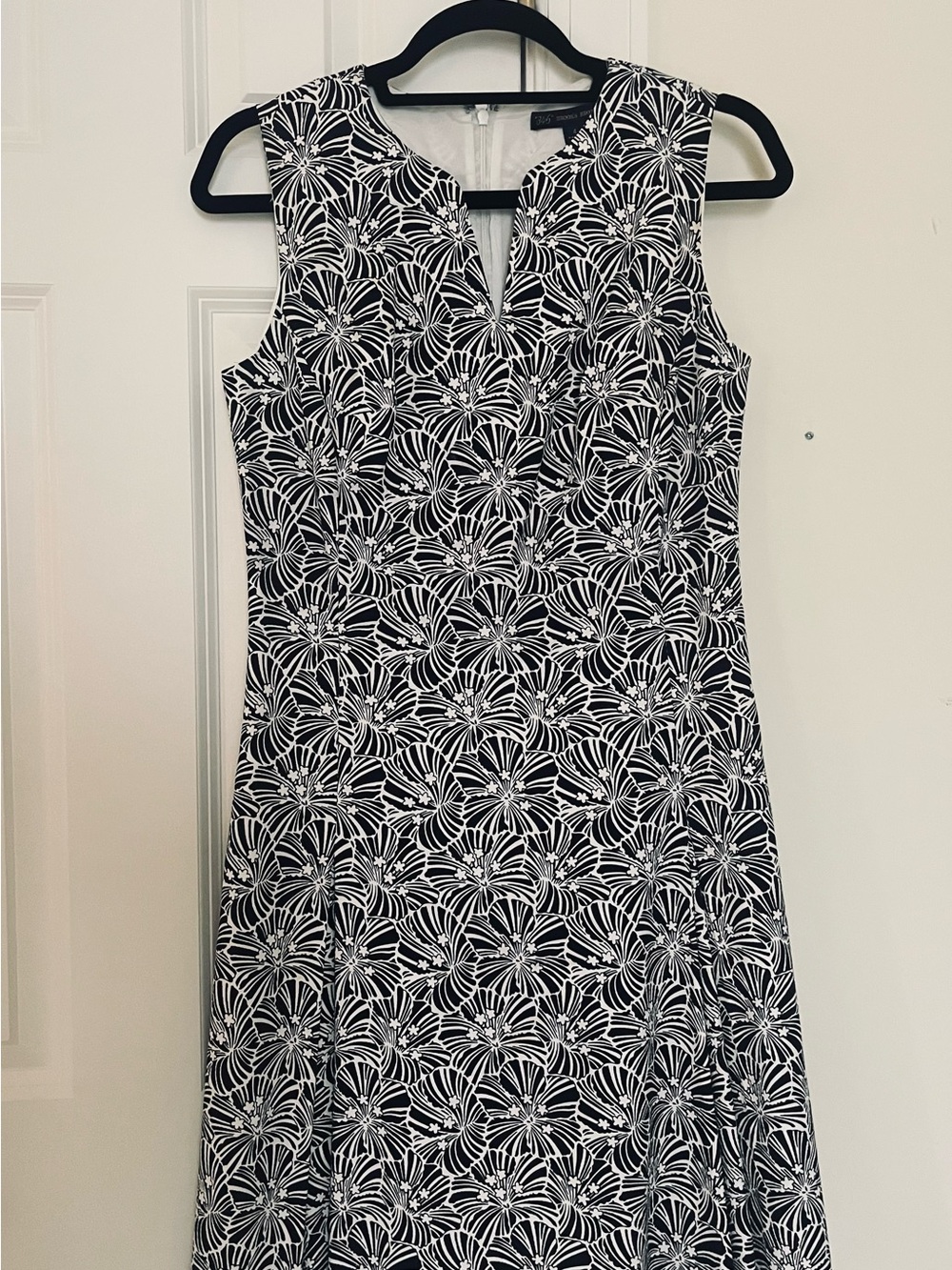 Brooks Brothers Dress in Dark Navy Print
